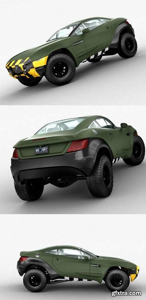 Local Motors Rally Fighter 3D Model