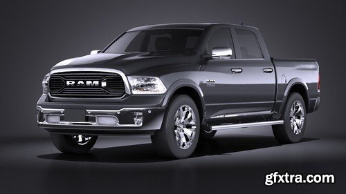 HQ LowPoly Dodge RAM 1500 Laramie Limited 2015 VRAY - 3D Model