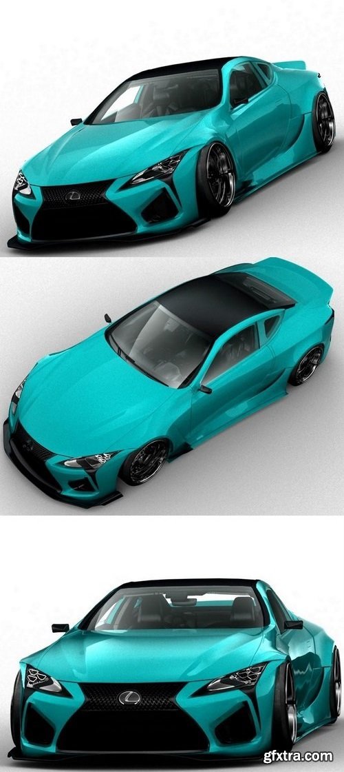 Lexus LC500 Street Legal Edition – 3D Model