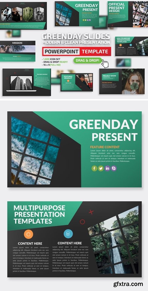 Greenday Powerpoint and Keynote Presentation