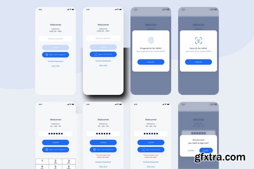 Login - Wallet Mobile UI - N