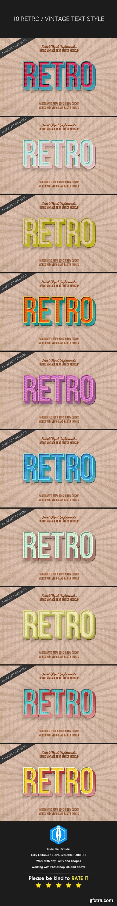 GraphicRiver - 3D Retro Vintage Text Effects 24381860