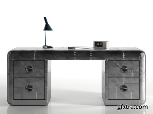 Cgtrader - Aviator Blackhawk Desk 3D model