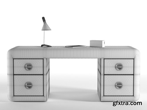 Cgtrader - Aviator Blackhawk Desk 3D model