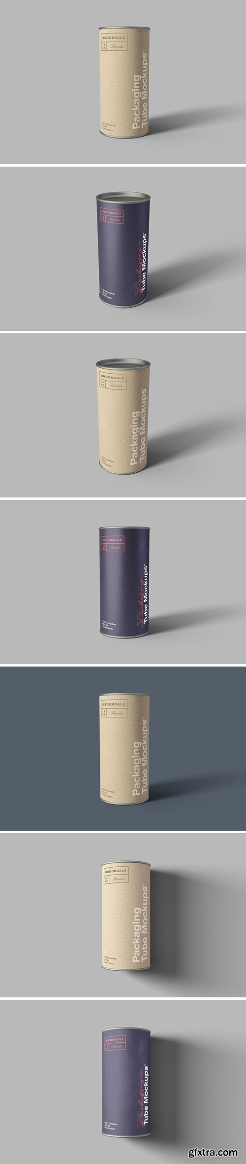 Packaging Tube Mockups