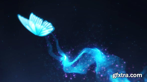 VideoHive Butterfly Particle Logo 21633487