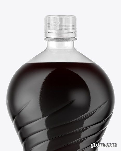 2L PET Bottle With Cola Mockup 47451