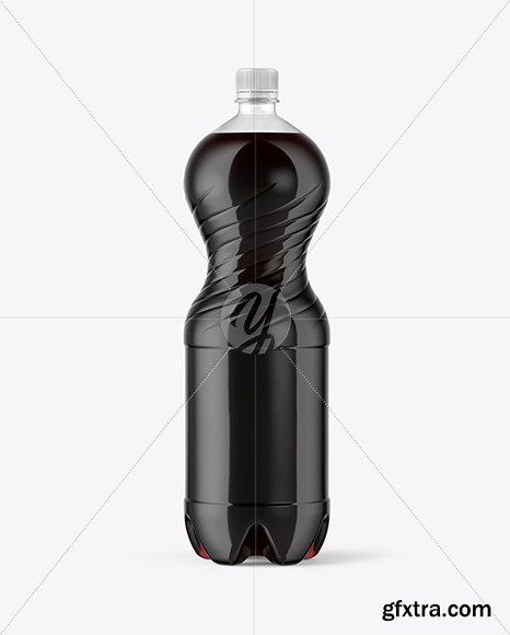 2L PET Bottle With Cola Mockup 47451