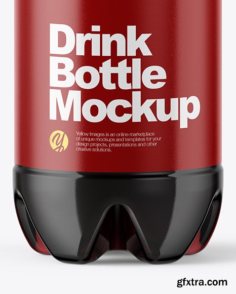 2L PET Bottle With Cola Mockup 47451