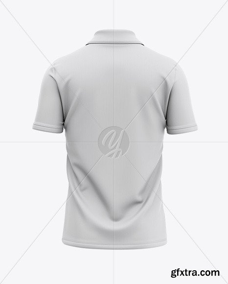 Men’s Soccer /Cricket Jersey Mockup - Back View 47467