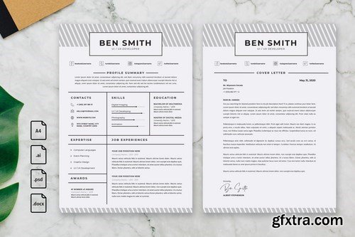 Professional CV And Resume Template Brad Bundle