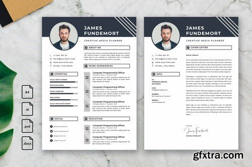 Professional CV And Resume Template Brad Bundle