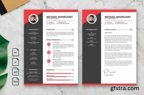 Professional CV And Resume Template Brad Bundle