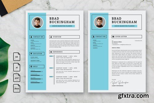 Professional CV And Resume Template Brad Bundle