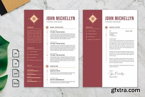 Professional CV And Resume Template Brad Bundle