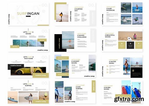 Surfingan - Powerpoint Google Slides and Keynote Templates