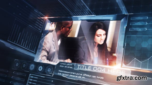 VideoHive High Tech HUD Slides 15787449