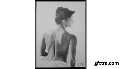 Make Realistic Nude Sketches In Pencil & Dry Pastels