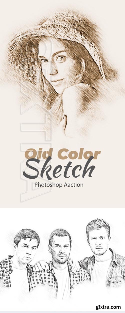 GraphicRiver - Old Color Sketch Photoshop Action 24277092