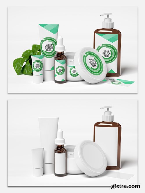 Cosmetic Containers Mockup 238962215