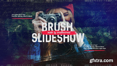 VideoHive Brush Slideshow Memories Photo Album Family and Friends Travel and Journey 20177141