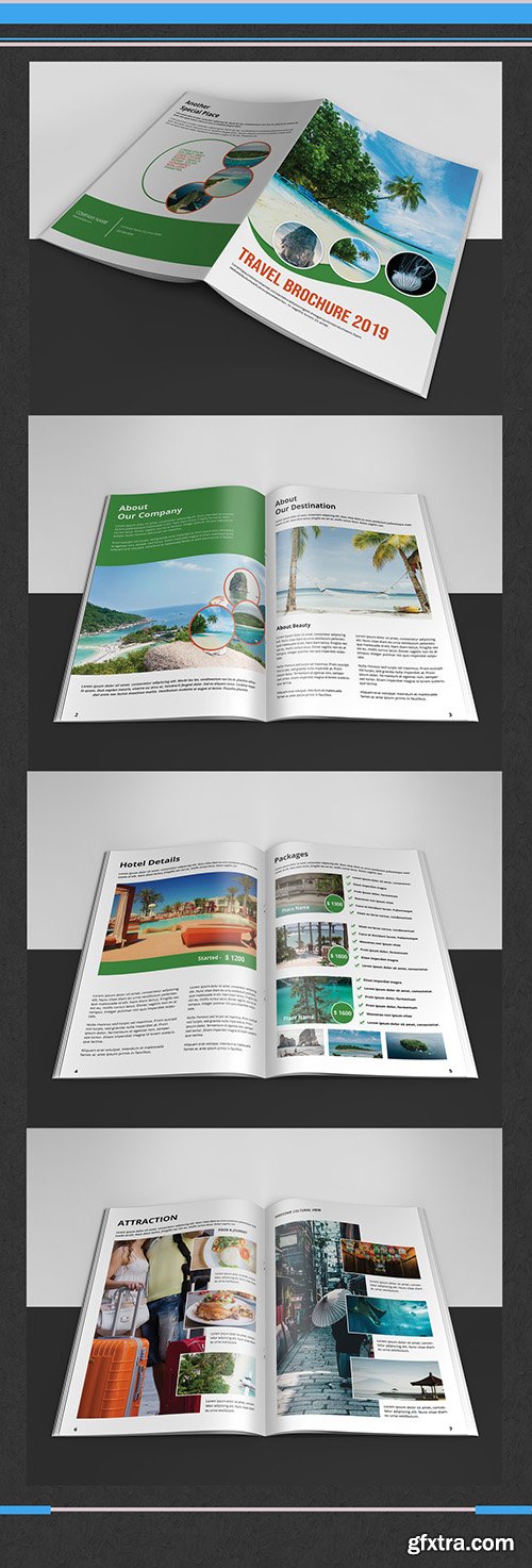 Travel Brochure Layout 240680163