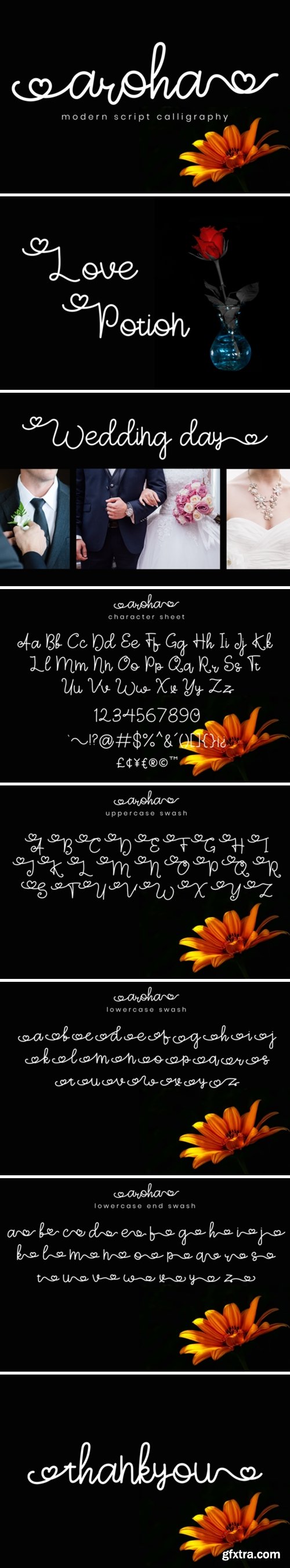 Aroha Script Font