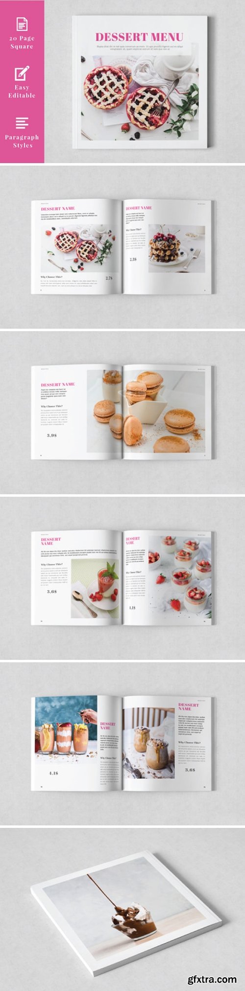 Dessert Menu Template 1709661