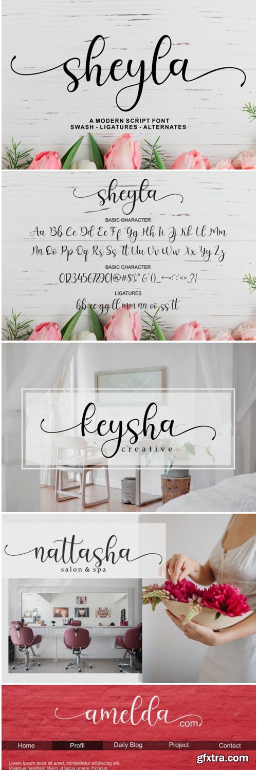 Sheyla Script Font