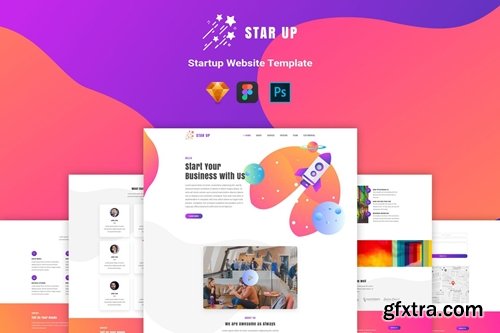 Star Up - Website Template For Startup