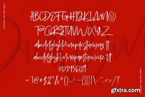 Dinomo SVG Brush Font