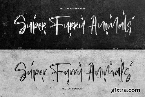 Dinomo SVG Brush Font