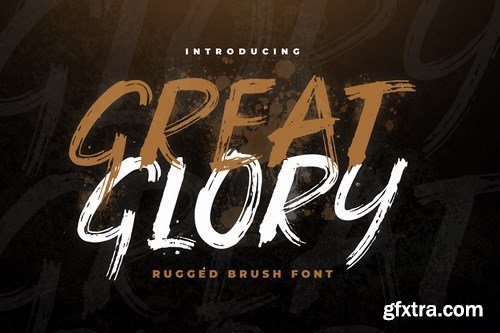 Great Glory Brush Font