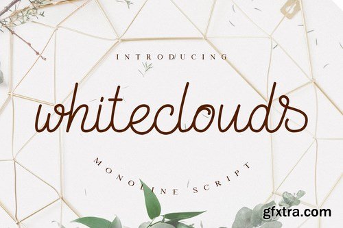 Whiteclouds Monoline Script Font