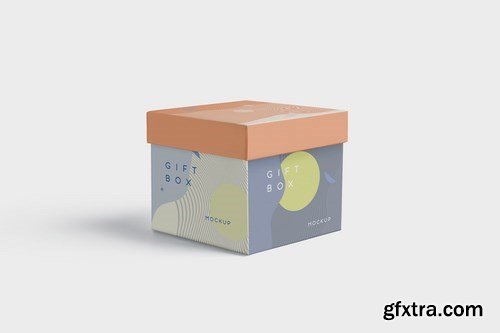 5 Attractive Gift Box Mockups