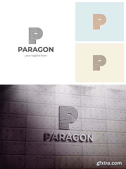 Paragon P Letter Logo