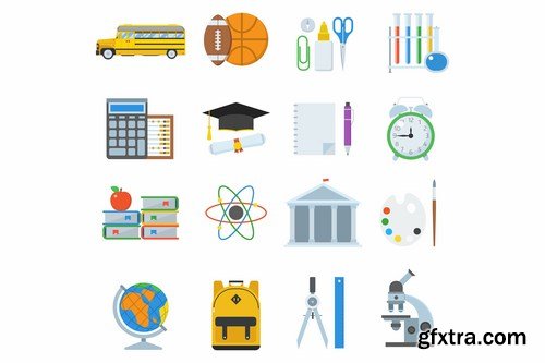 Education and School Icon Set