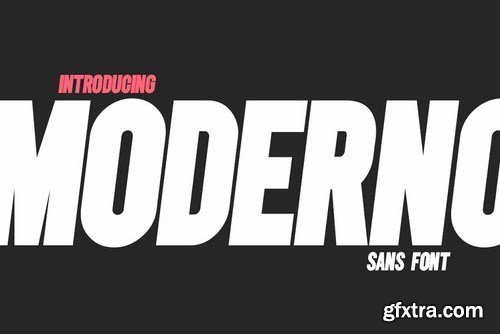 CM - Moderno Sans Font 4038797