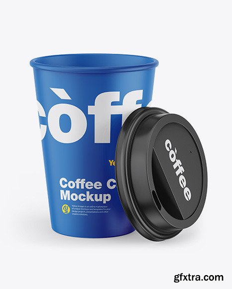 Matte Coffee Cup Mockup 47403