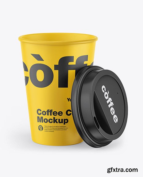 Matte Coffee Cup Mockup 47403