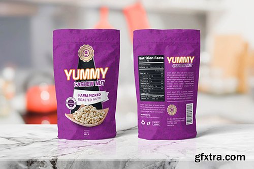 Food Pouch Packaging Templates