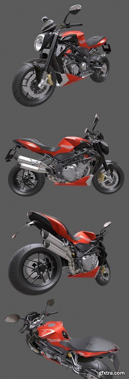 Agusta Brutale 1090R – 3D Model