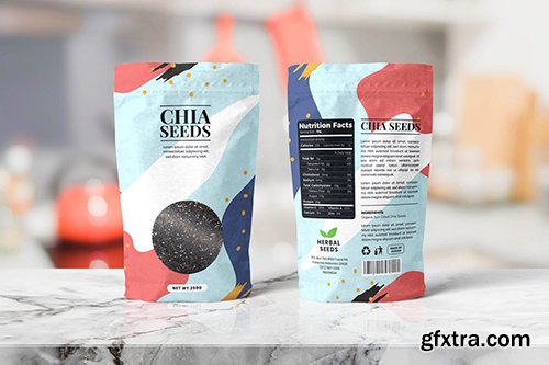 Food Pouch Packaging Templates 3