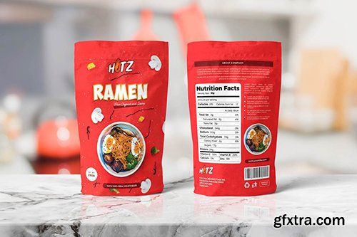 Food Pouch Packaging Templates 6