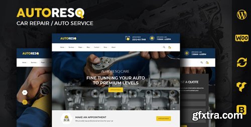 ThemeForest - Autoresq v2.1.3 - Car Repair and Auto Mechanic WordPress Theme - 22307663