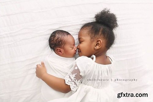 In-Home Shoot: Sibling with Newborn by Emily Lucarz