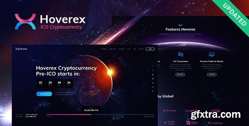 ThemeForest - Hoverex v1.3.3 - Cryptocurrency & ICO WordPress Theme + Spanish - 21694781