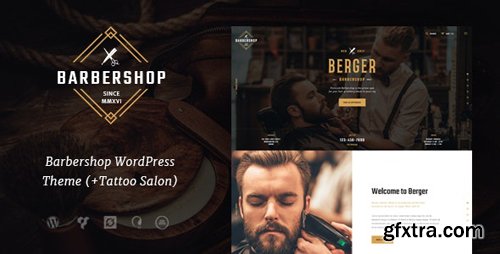 ThemeForest - Berger v1.1.1 - Barbershop & Tattoo WordPress Theme - 17732064