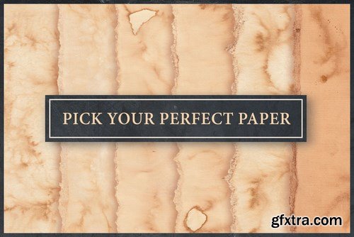 Vintage Paper PSD Mockup Set