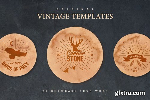 Vintage Paper PSD Mockup Set